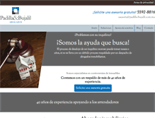 Tablet Screenshot of abogadoinmobiliario.com
